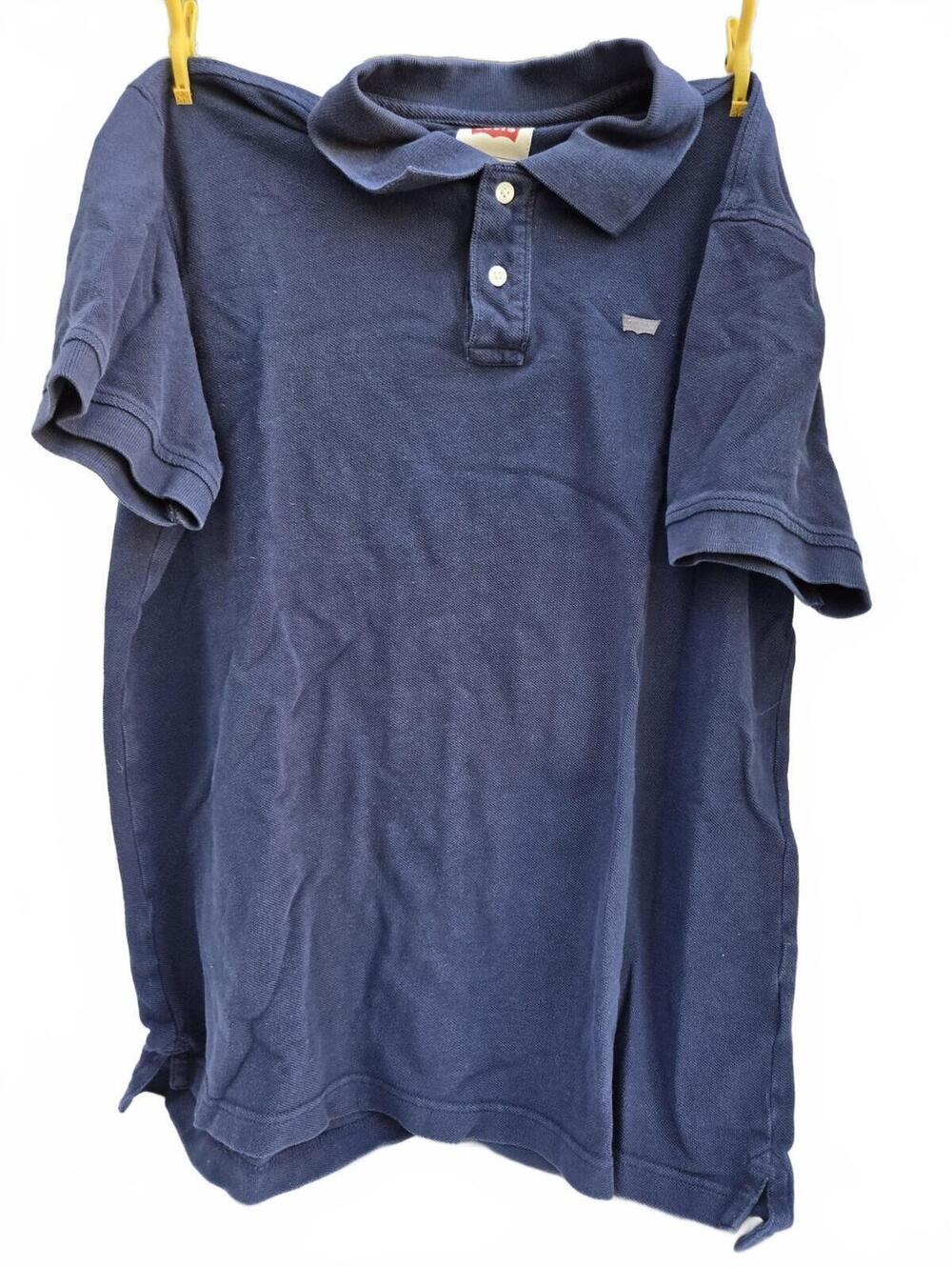 Levi's Men's Polo Shirt in Blue, Size Large